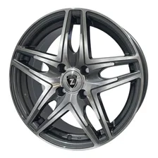 Jogo Roda Zuma Wheels Aro 15 Modelo 3270 4x100 Gsp Cor Grafite Diamantado Foto mini 3