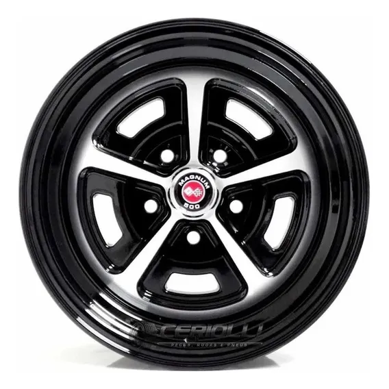 Jogo Rodas Magnum 500 Aro 15 15x7 E 15x8 Maverick 5x114 Cor Somente Face Foto 1