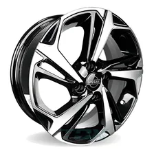 Jogo Rodas Nissan March Versa Aro 15 4x100 com Bicos S279 Cor Preto Com Diamantado Foto mini 2