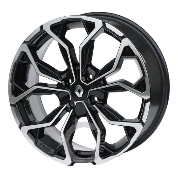 Jogo Rodas Renault Sandero Rs Aro 17 2020 M16 Kr Cor Preto Diamantado Foto 1