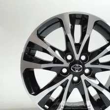 Jogo Rodas Toyota Corolla Xrs 2018 Aro 16 + Leia A Descrição Cor Preto Diamantado Foto mini 4