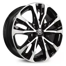 Jogo Rodas Toyota Corolla Xrs 2018 Aro 17 + Bicos Cor Preto Diamantado Foto mini 1