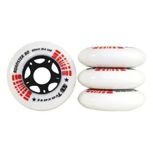 Jogo Rodas Traxart Fitness Roadster 80mm/85a - Branco Foto mini 1
