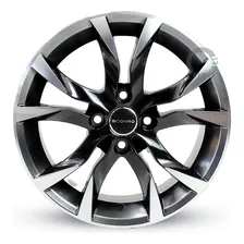 Jogo Rodas Vw Gol Aro 15 Parati Saveiro Voyage S215 + Bicos Cor Preto Diamante 4x100 Foto mini 2