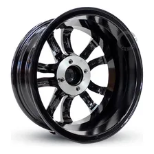Jogo Rodas Vw Gol Aro 15 Parati Saveiro Voyage S215 + Bicos Cor Preto Diamante 4x100 Foto mini 3