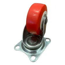 Jogo Rodízio Giratório Rodinha Vermelho 2 1/2 4pçs Bestfer Foto mini 2