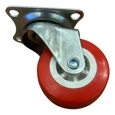 Jogo Rodízio Giratório Rodinha Vermelho 2 1/2 4pçs Bestfer Foto mini 4