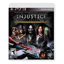 Jogo Seminovo Injustice Gods Among Us Ultimate Edition Ps3 Foto  mini 1