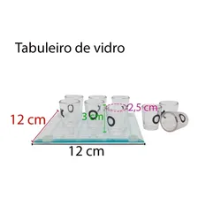 Jogo Shot Drink Jogo Da Velha Divertido Tabuleiro 9 Copos Foto mini 4