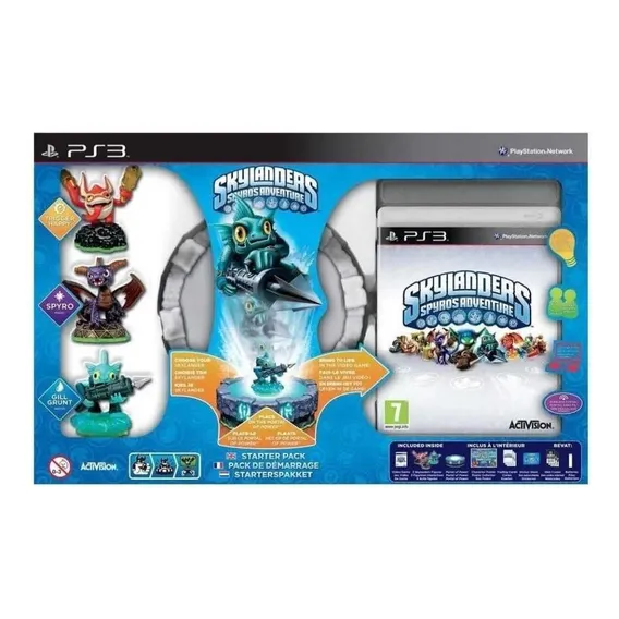 Jogo Skylanders Spyros Adventure Starter Pack Activision Ps3 Foto 1