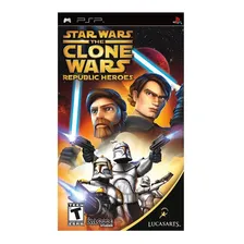 Jogo Star Wars The Clone Wars Republic Heroes Psp Lucasarts Foto mini 1