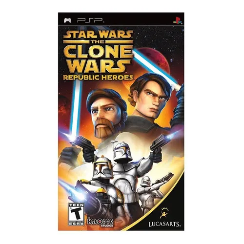 Jogo Star Wars The Clone Wars Republic Heroes Psp Lucasarts Foto 1