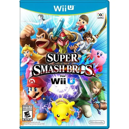 Jogo Super Smash Bros Para Nintendo Wii U Midia Fisica Foto 1