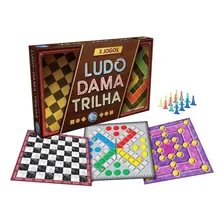 Jogo Tabuleiro 3 Em 1 Ludo Dama Trilha Pais & Filhos Foto mini 2