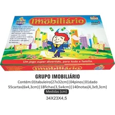Jogo Tabuleiro Banco Grupo Imobiliário Educativo Pedagógico Foto mini 2