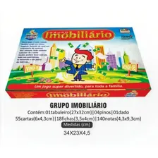 Jogo Tabuleiro Banco Grupo Imobiliário Educativo Pedagógico Foto mini 4