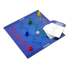 Jogo Tabuleiro Brincando Mimica Brinquedo Diversão Familia Foto mini  2