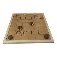 Jogo Tabuleiro Octi Brinquedo Estratégia Raciocínio Lógico Foto mini 4