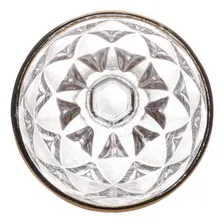 Jogo Taças Com Fio De Ouro Transparentes 6un 300ml Diamond Foto mini  2