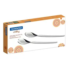 Jogo Talheres Para Salada Cosmos Em Aço Inox Tramontina Foto mini  2