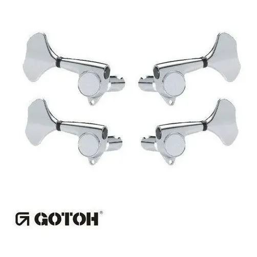Jogo Tarraxas Gotoh Gb707 Baixo 4 Cordas - Cromada 28501 Foto 1