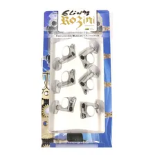 Jogo Tarraxas Guitarra Pino Folk Blindada Cromado Rozini 6l Foto mini 1