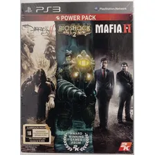 Jogo The Darkness 2 - Bioshock 2 - Mafia 2 Power Pack Ps3 2k Games Foto  mini 1