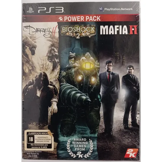 Jogo The Darkness 2 - Bioshock 2 - Mafia 2 Power Pack Ps3 2k Games Foto 1