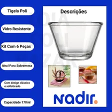 Jogo Tigela Sobremesa Poli Multiuso 170ml 6 Unidades - Nadir Foto mini 4