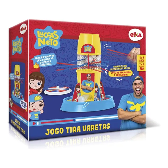 Jogo Tira Varetas Luccas Neto 1114 - Elka Foto 1