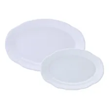 Jogo Travessas 2 Peças Pomerode Porcelana Schmidt 28 E 36cm Foto mini 1