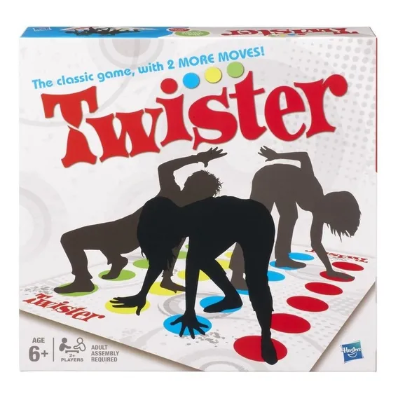 Jogo Twister Refresh Com Tapete Clássico 98831 Hasbro Foto 1