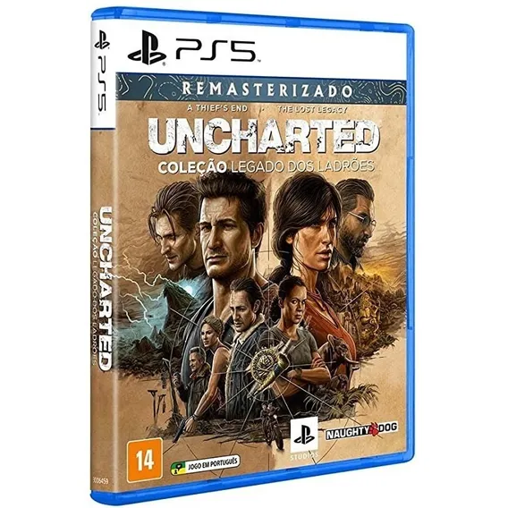 Jogo Uncharted: Coleção Legado Dos Ladrões PS5 Mídia Física Foto 1