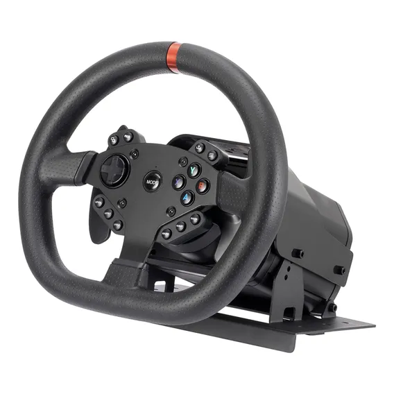 Jogo Volante Intelligent Force Feedback Para Pc/ps4/xbox Cor Preto Foto 1