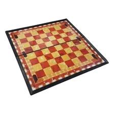 Jogo Xadrez Peça Tabuleiro Gamão Escolar Manual Dama Foto  mini 1