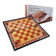 Jogo Xadrez Peça Tabuleiro Gamão Escolar Manual Dama Foto mini  2