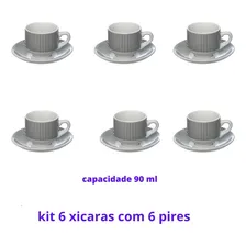 Jogo Xicaras Cafe Expresso De Porcelana 90  Lisboa Foto mini 4