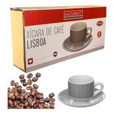 Jogo Xicaras Cafe Expresso De Porcelana 90  Lisboa Foto  mini 1
