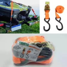 Jogos 2 Cintas Catraca Amarração Jet Sky Moto 800 Kg X 3 Mt Cor Laranja Foto mini  3