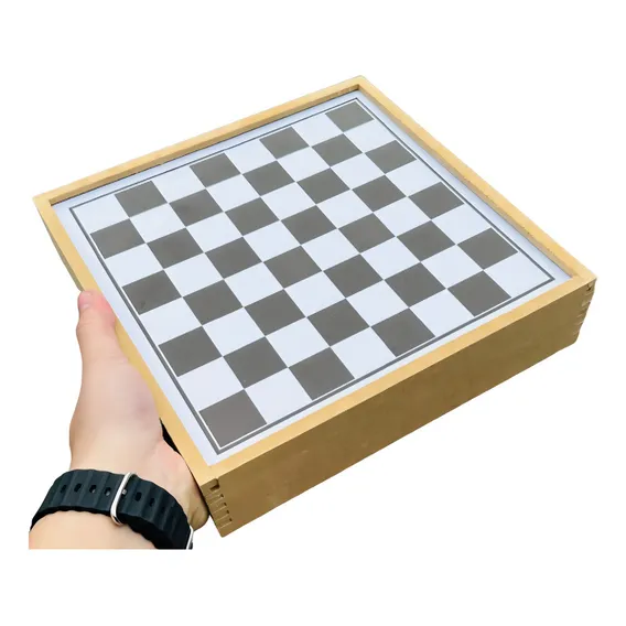 Jogos 6x1 Xadrez + Dama + Dómino + Jogo Velha + Ludo+ Trilha Foto 1