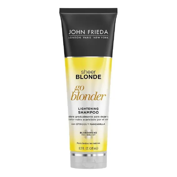 John Frieda Shampoo Go Blonder Clareador 245ml Foto 1