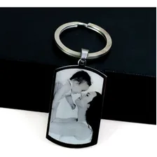 Joyce Fenolio Chaveiro De Aço Inox Com Foto Gravada Frente E Verso Foto mini 3