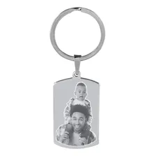 Joyce Fenolio Chaveiro De Aço Inox Com Foto Gravada Frente E Verso Foto mini 1