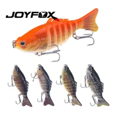 Joyfox Kit 5 Iscas Artificiais Articuladas Piaba Lambari 10cm 16g Cor Bi么nico Robalo Traira Foto mini 1