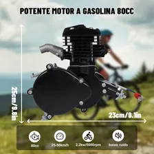 Joyfox Kit Completo Motor Bicicleta Motorizada Gasolina 80cc 2 Tempos Cor Preto Foto mini 2