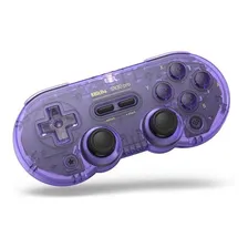 Joystick Controle 8bitdo Sn30 Pro Roxo Cristal C62rt Cor Violeta Foto mini 1