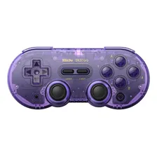 Joystick Controle 8bitdo Sn30 Pro Roxo Cristal C62rt Cor Violeta Foto mini 2