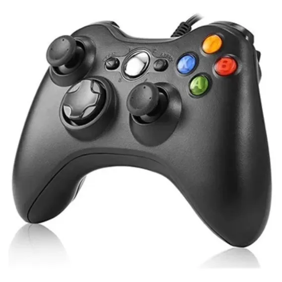 Joystick para PC Xbox 360 e controle Xbox 360 e console Xbox 360, cor preta Foto 1
