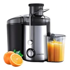 Juicer Centrifuga Extrator Fruta Suco Sokany 800w Inox Preto Cor Preto E Inox 220v Foto mini 1
