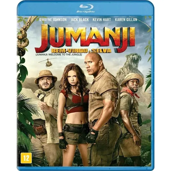Jumanji - Bem-vindo À Selva - Blu-ray - Dwayne Johnson Foto 1